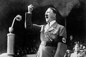 Adolf Hitler, the collectivist, speaking.