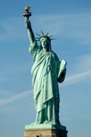 The Statue of Liberty. Lady Liberty needs moral theory for support.